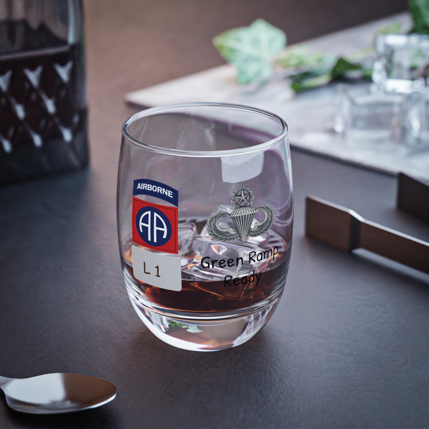 Green Ramp Ready Whiskey Glass Jumper L1 Door Position...... If you know, you know......