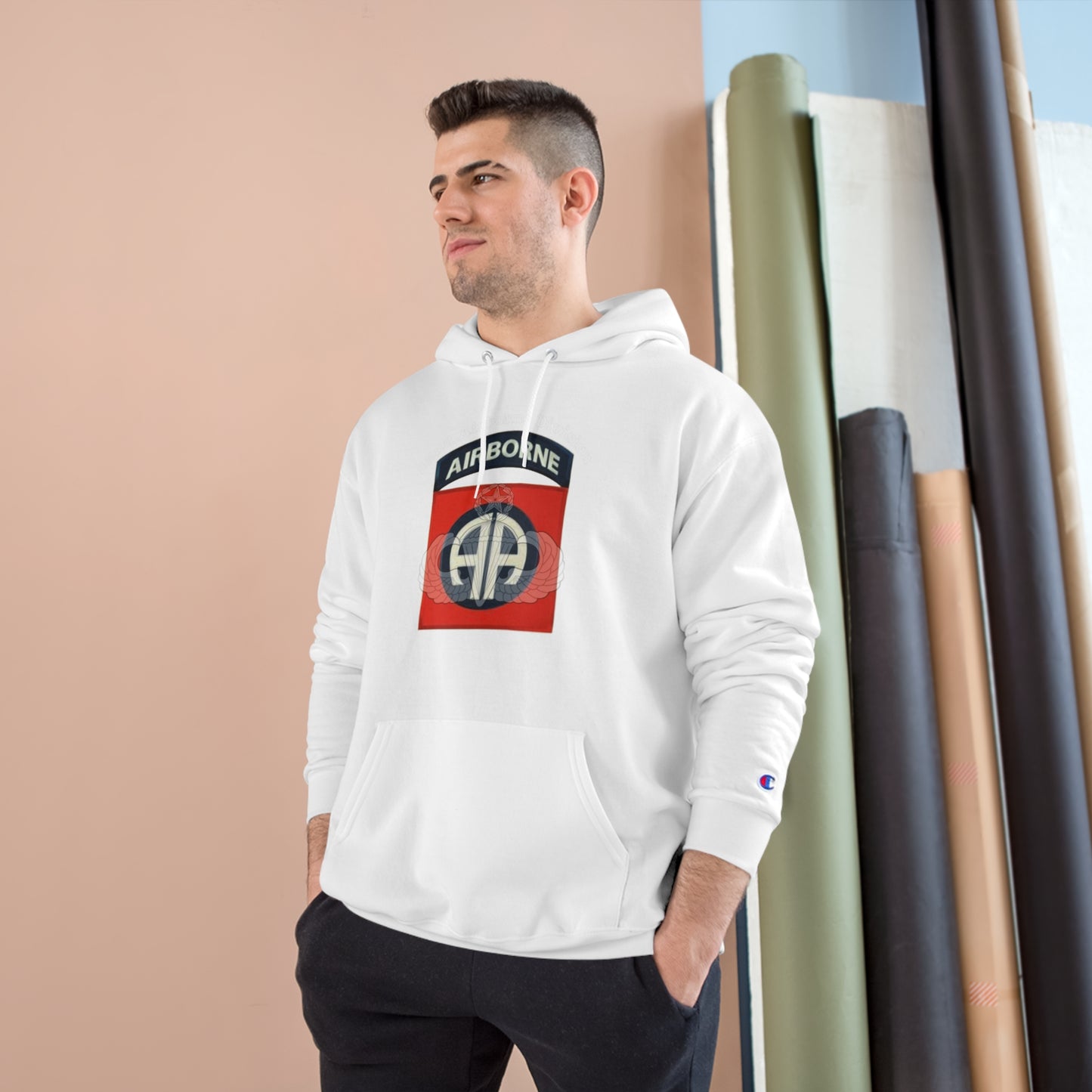 82nd Airborne Division Champion Hoodie 82nd Airborne Division Logo Sweatshirt: Embrace Comfort & Patriotism | Shop Now!"