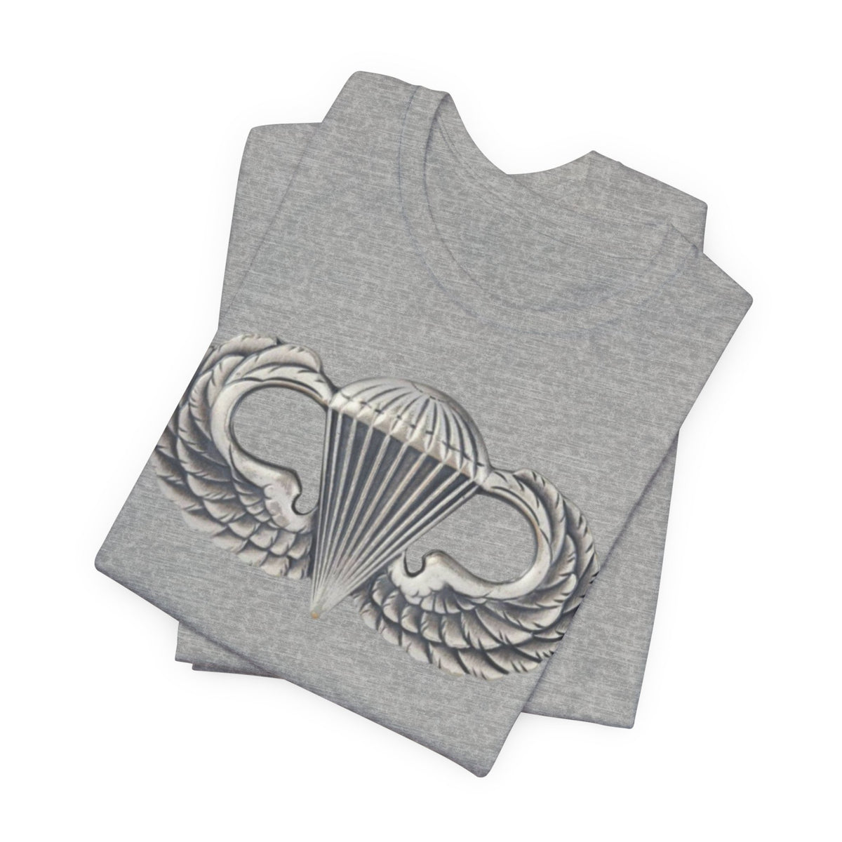 82nd Airborne Basic Wings Both-Sleeve Patch T-Shirt, Airborne Life