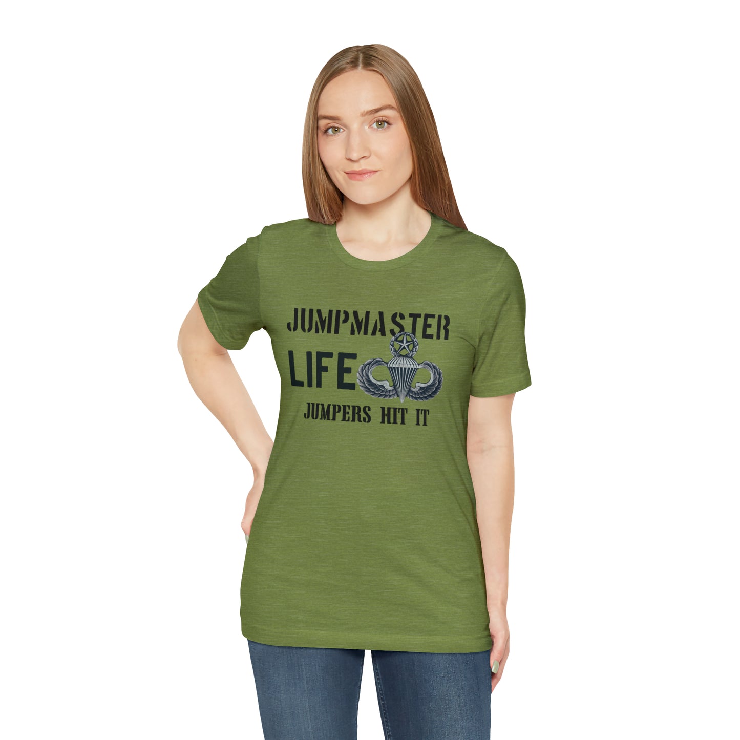 Jumpmaster Life Jumpers Hit It Airborne Unisex Jersey Short Sleeve Tee