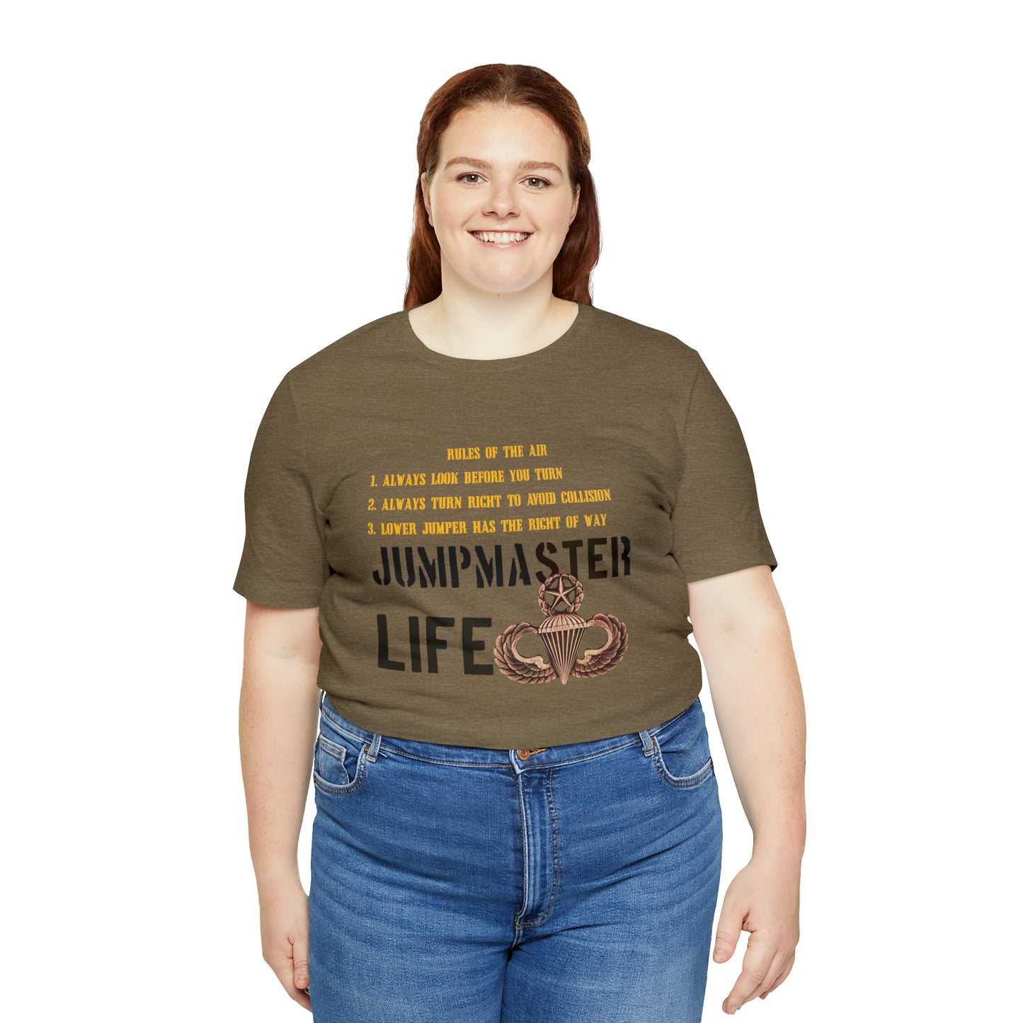 Rules of the Air Jumpmaster Life Unisex Jersey Short Sleeve Tee