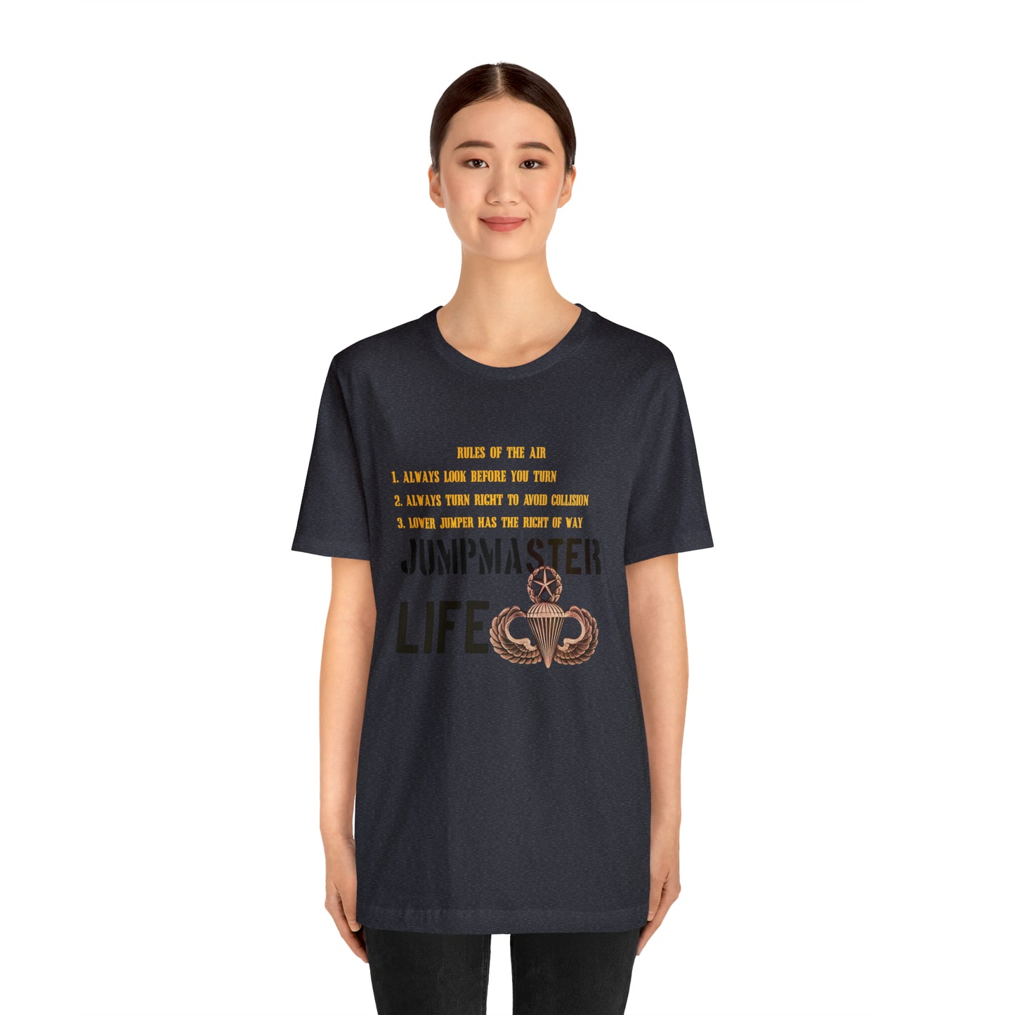 Rules of the Air Jumpmaster Life Unisex Jersey Short Sleeve Tee