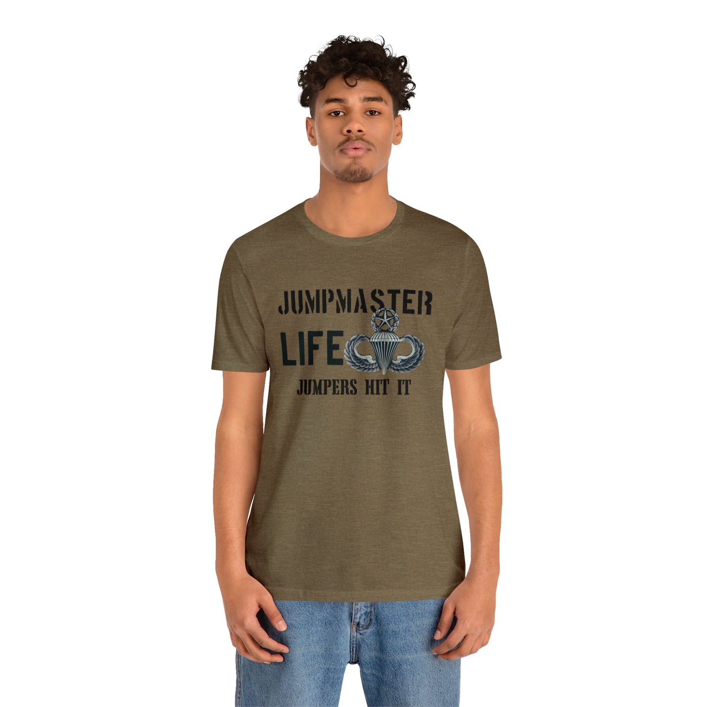 Jumpmaster Life Jumpers Hit It Airborne Unisex Jersey Short Sleeve Tee