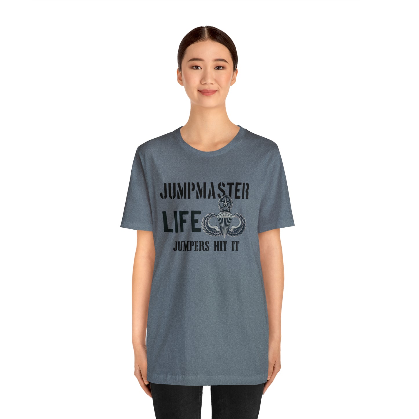 Jumpmaster Life Jumpers Hit It Airborne Unisex Jersey Short Sleeve Tee