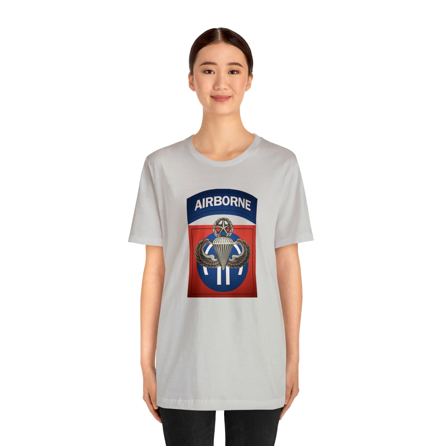 Master Rated Jumpmaster 82nd Airborne Unisex Jersey Short Sleeve Tee