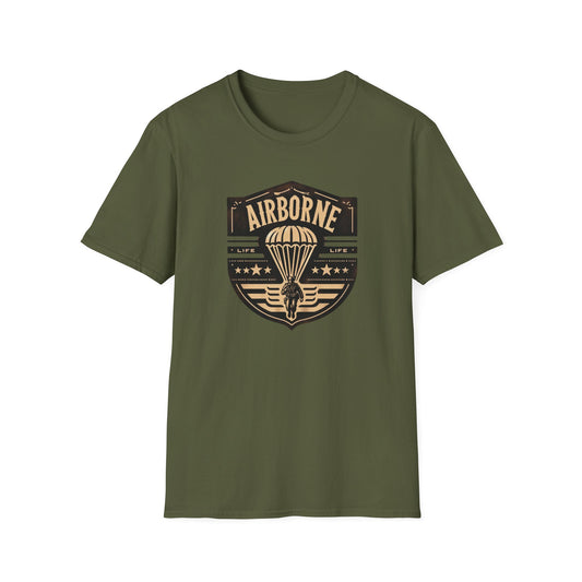 Airborne Life Logo 22 Unisex Softstyle T-Shirt