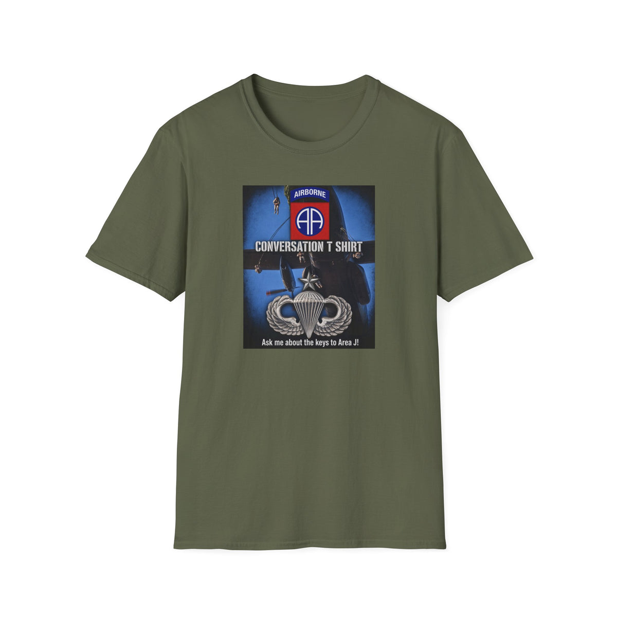 Senior Wings 'Conversation' Area J T-Shirt | Airborne Life Collection