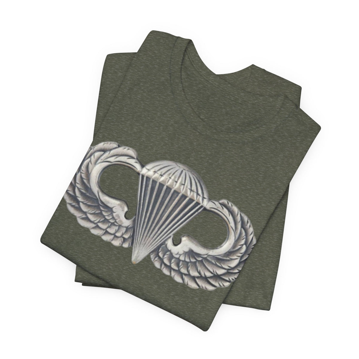 82nd Airborne Basic Wings Both-Sleeve Patch T-Shirt, Airborne Life