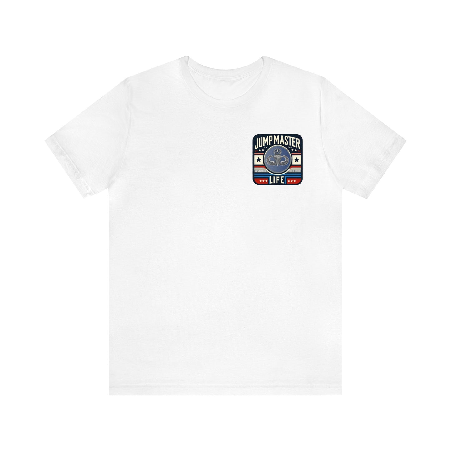 Jumpmaster Life Logo 4 Color Old School Unisex Jersey Short Sleeve Tee