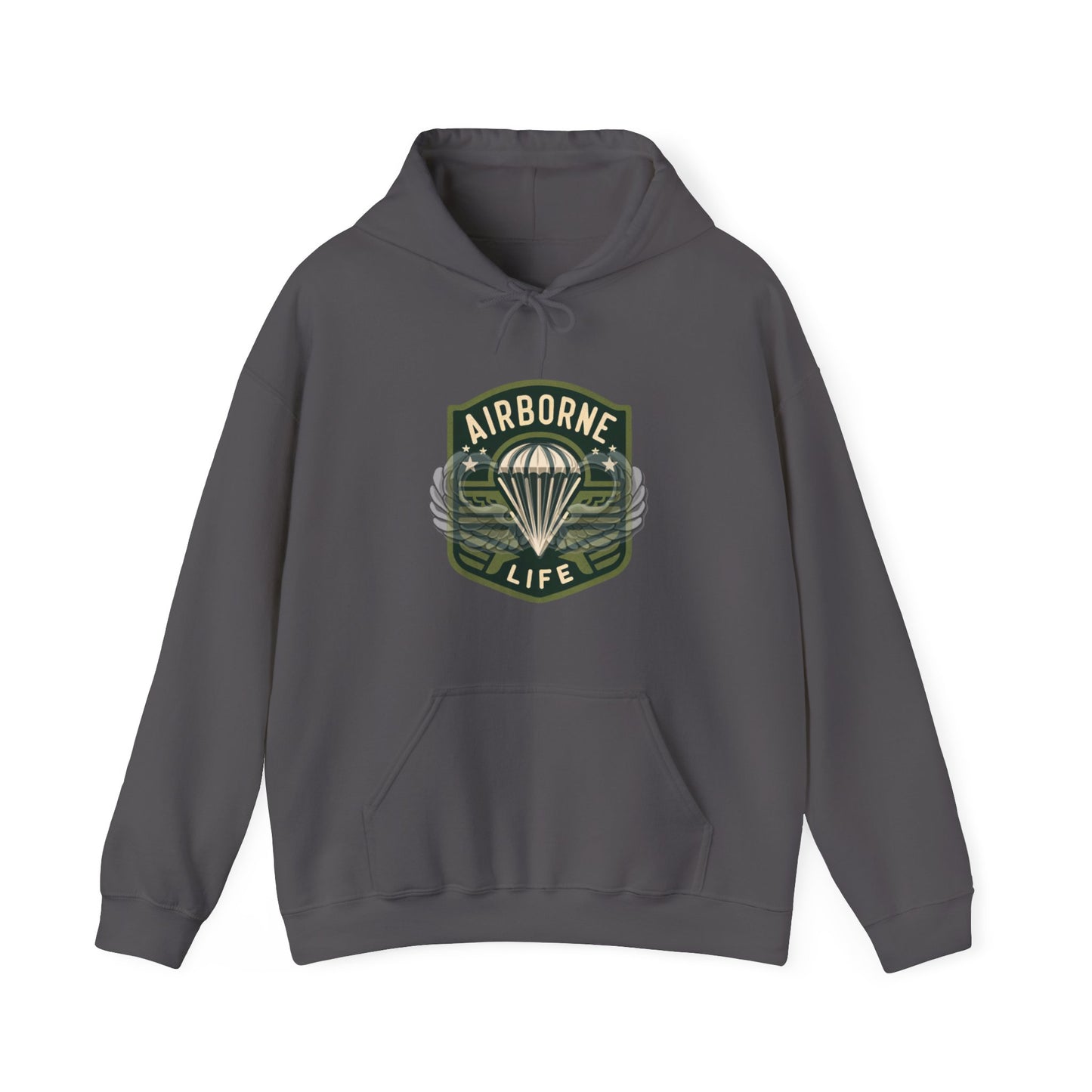 Airborne Life Paratrooper 82nd Patch Unisex Heavy Blend™ Hooded Sweatshirt