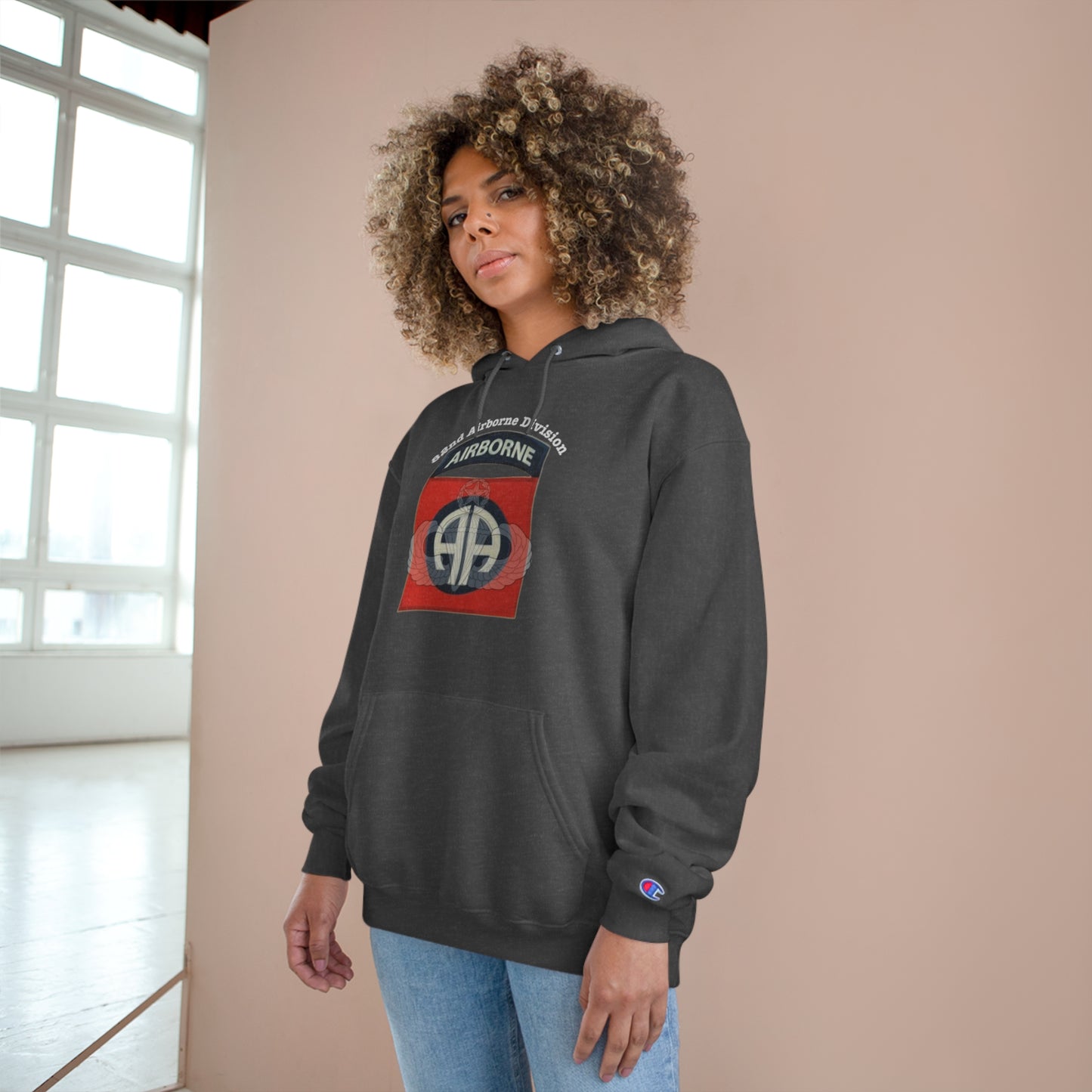 82nd Airborne Division Champion Hoodie 82nd Airborne Division Logo Sweatshirt: Embrace Comfort & Patriotism | Shop Now!"
