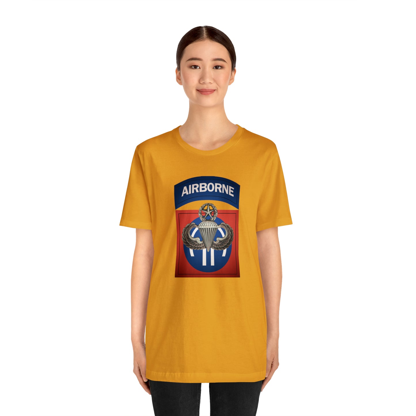 Master Rated Jumpmaster 82nd Airborne Unisex Jersey Short Sleeve Tee