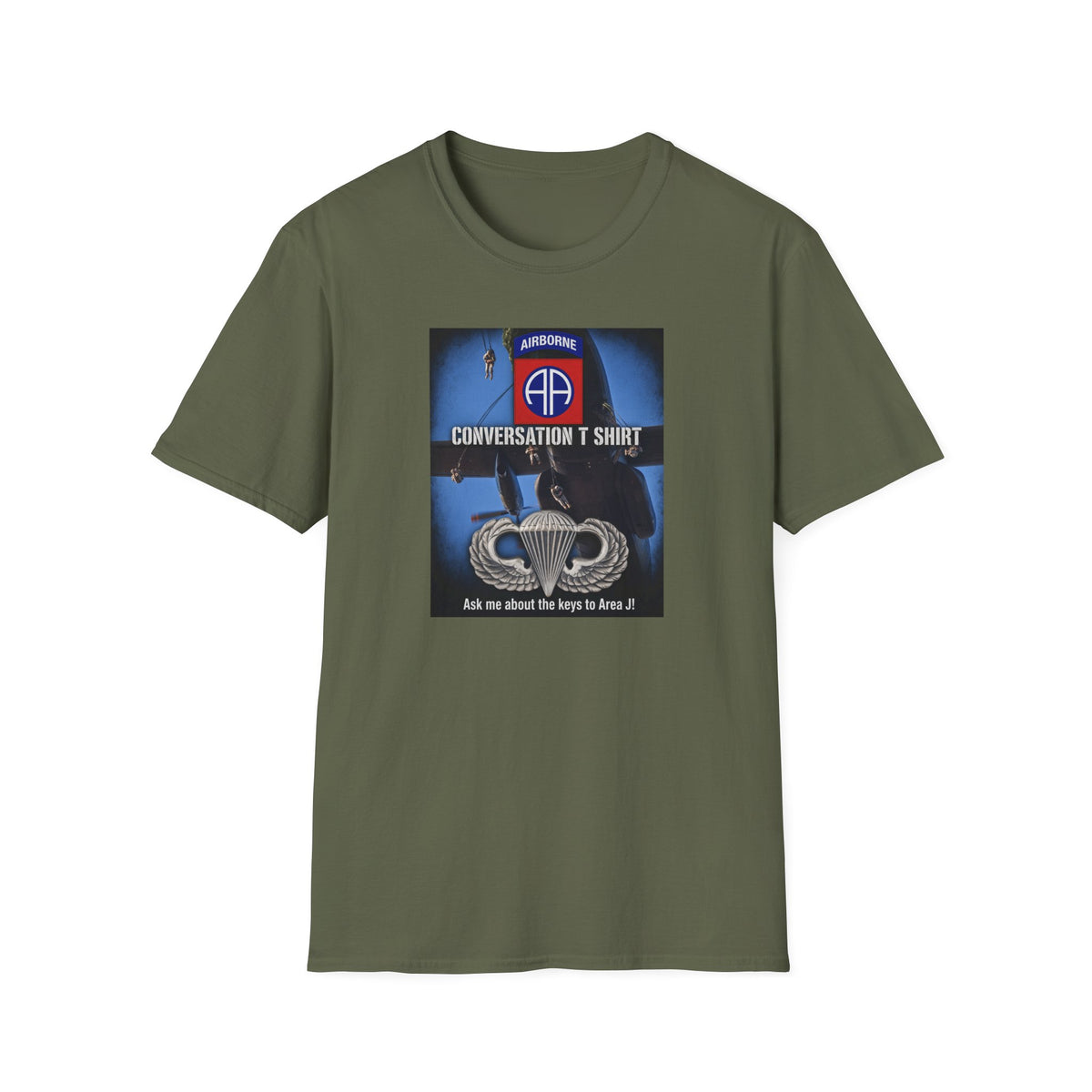 Basic Wings 'Conversation' Area J T-Shirt | Airborne Life Collection
