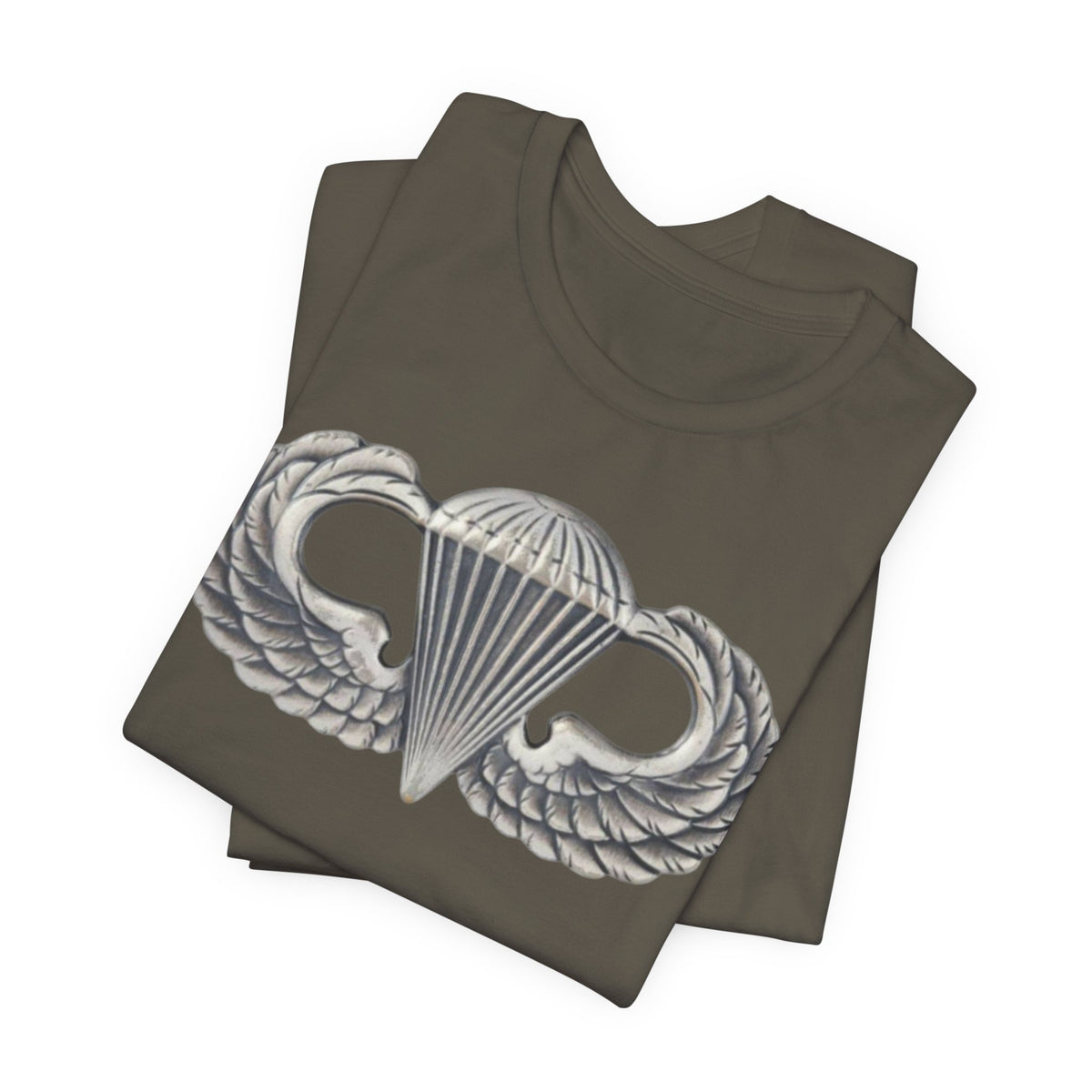 82nd Airborne Basic Wings Both-Sleeve Patch T-Shirt, Airborne Life