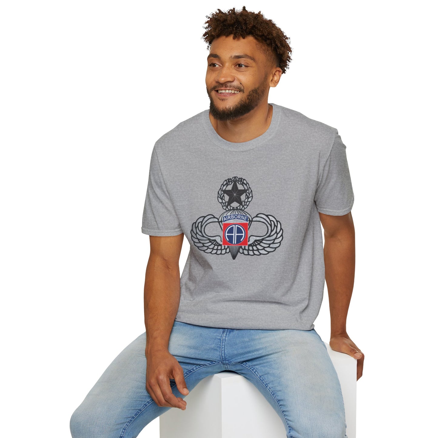 82nd Old School Logo Unisex Softstyle T-Shirt