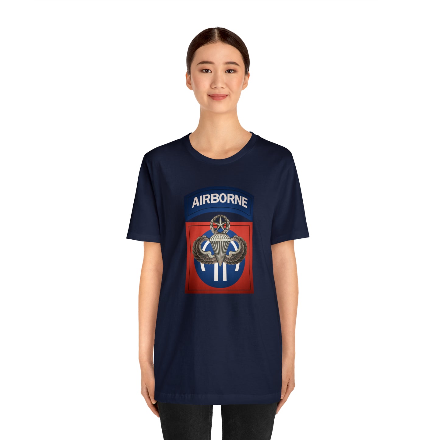 Master Rated Jumpmaster 82nd Airborne Unisex Jersey Short Sleeve Tee