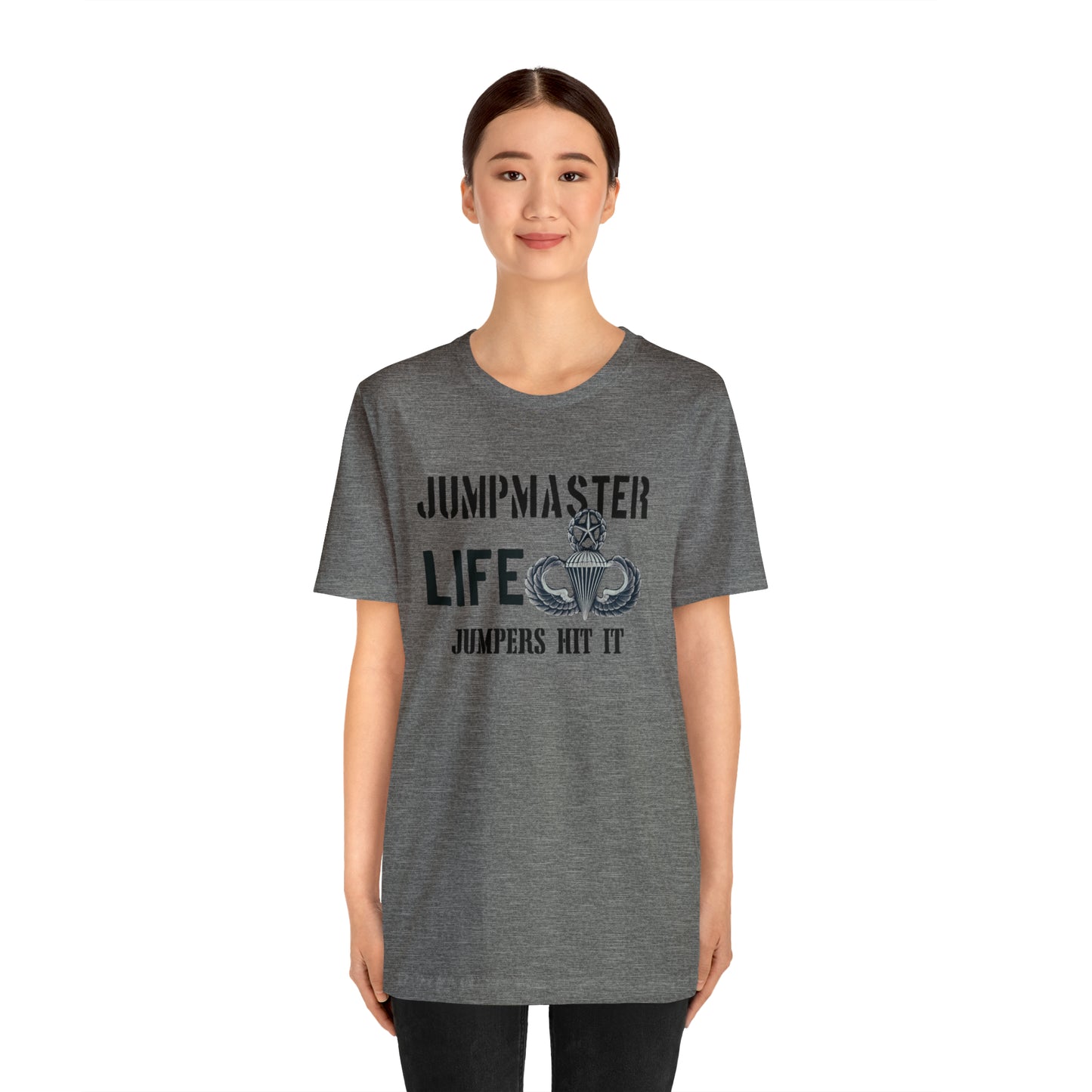 Jumpmaster Life Jumpers Hit It Airborne Unisex Jersey Short Sleeve Tee