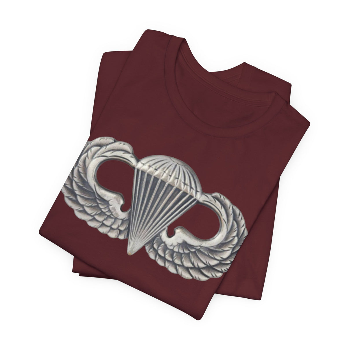 82nd Airborne Basic Wings Both-Sleeve Patch T-Shirt, Airborne Life