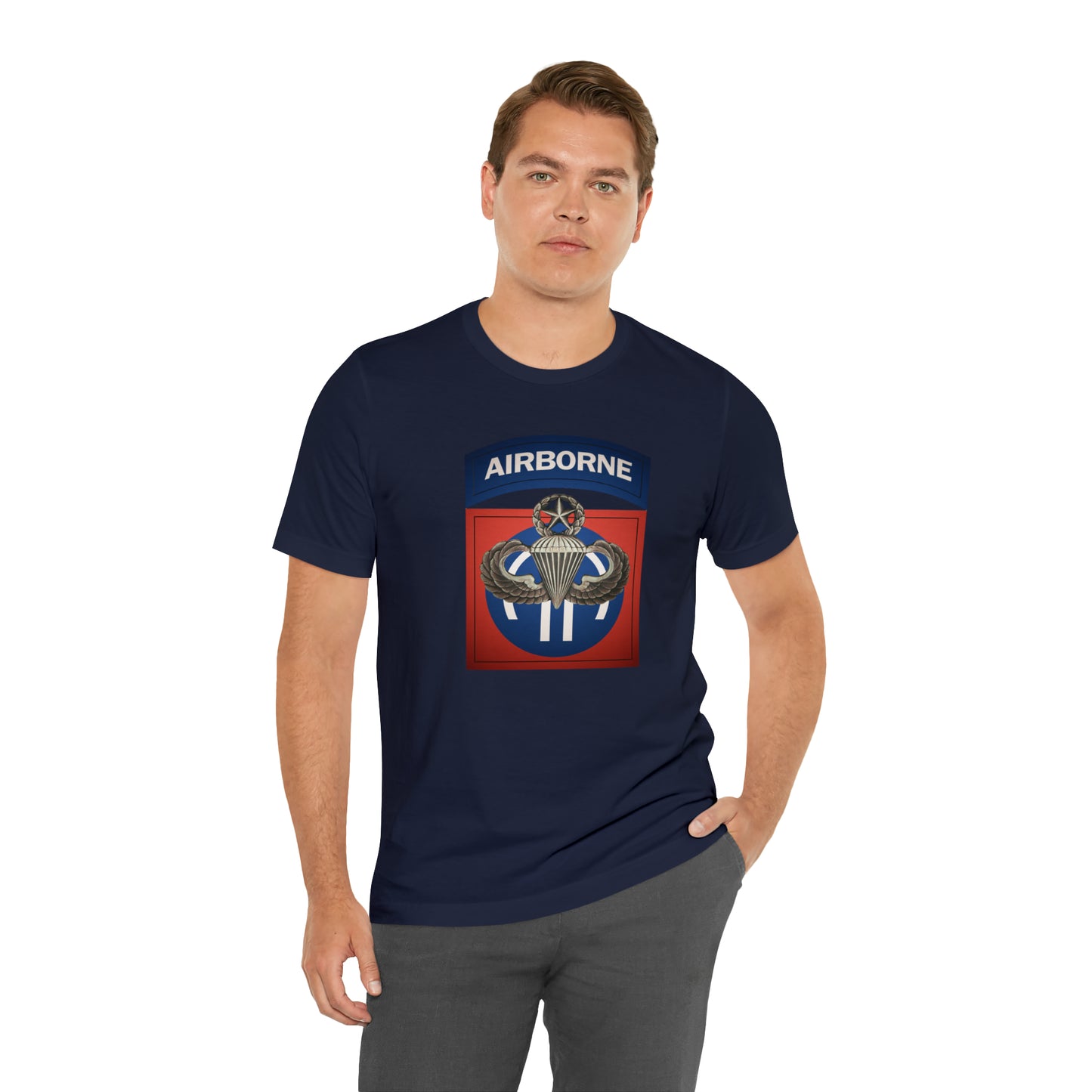 Master Rated Jumpmaster 82nd Airborne Unisex Jersey Short Sleeve Tee