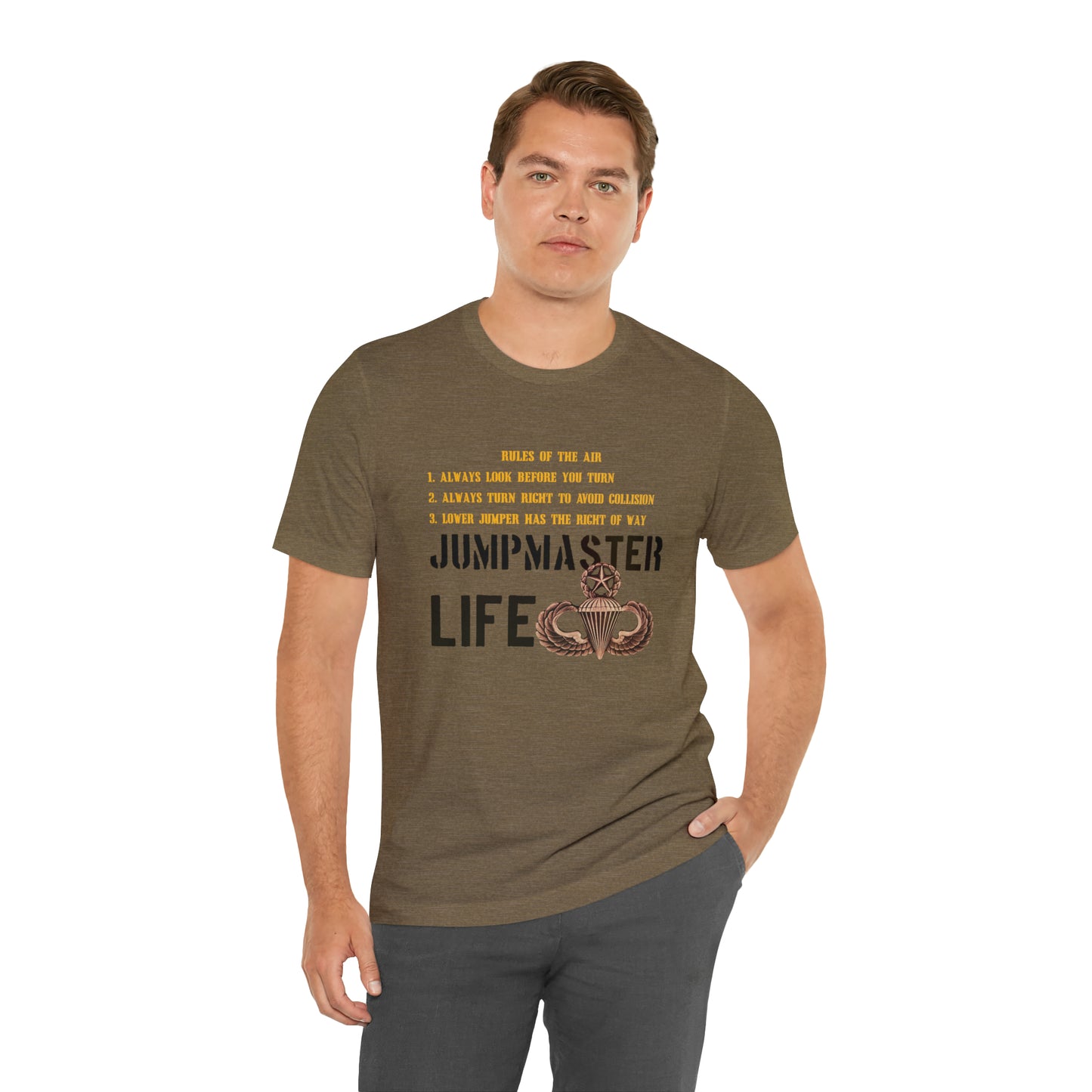 Rules of the Air Jumpmaster Life Unisex Jersey Short Sleeve Tee