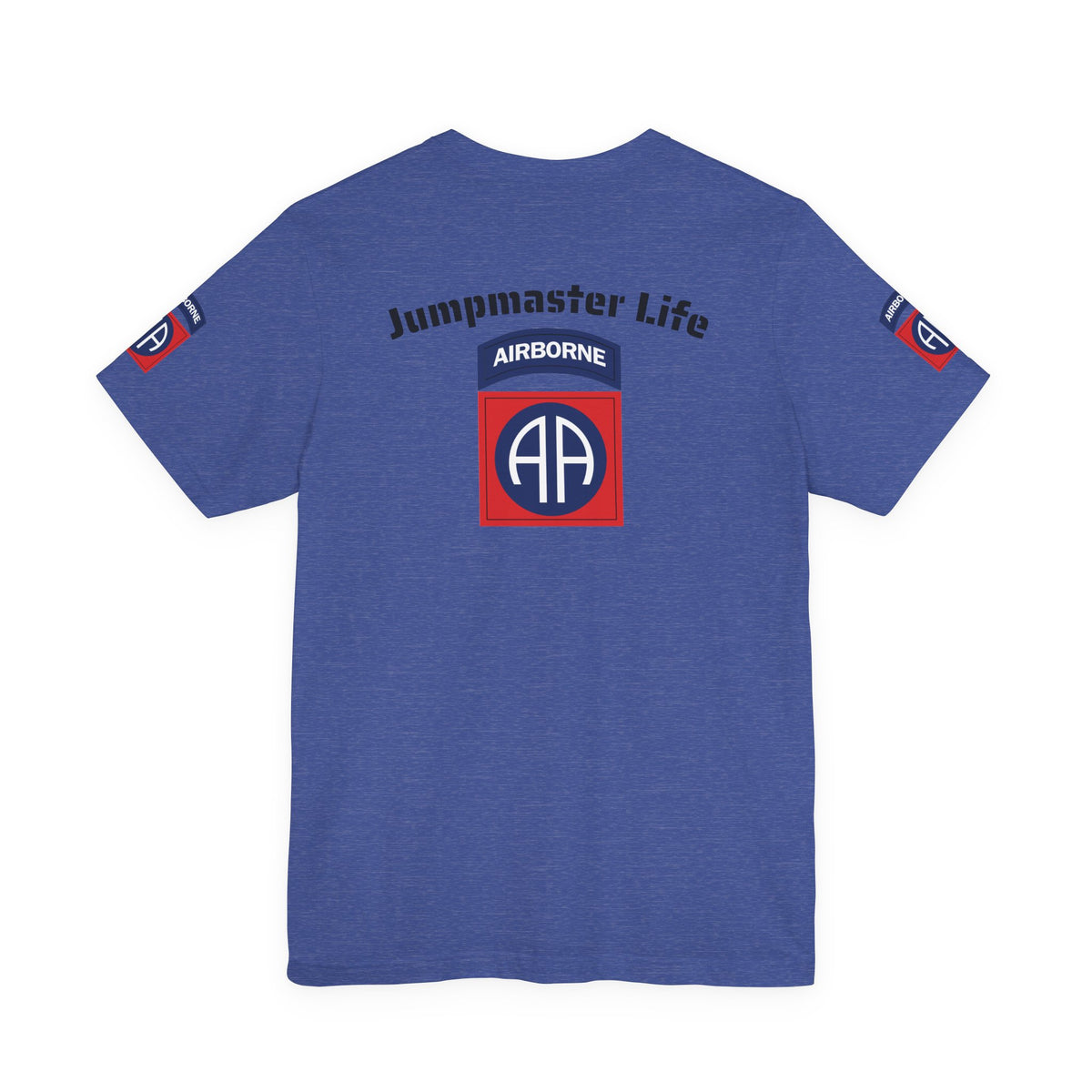 82nd Airborne Master Wings Both-Sleeve Patch T-Shirt | Jumpmaster Life Collection
