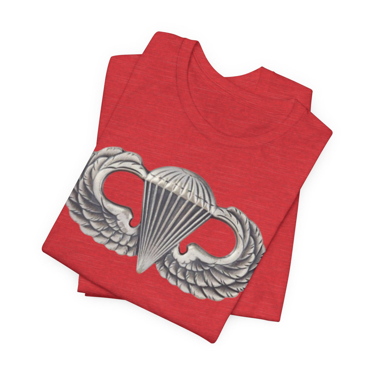 82nd Airborne Basic Wings Both-Sleeve Patch T-Shirt, Airborne Life